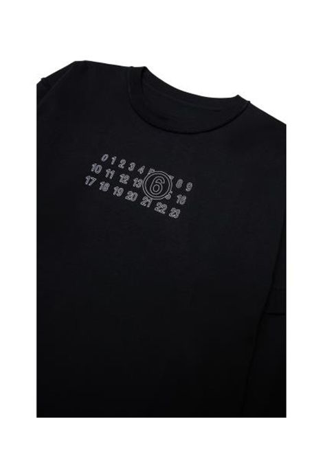T-shirt con stampa MM6 KIDS MAISON MARGIELA | M61132 MM04IM6900